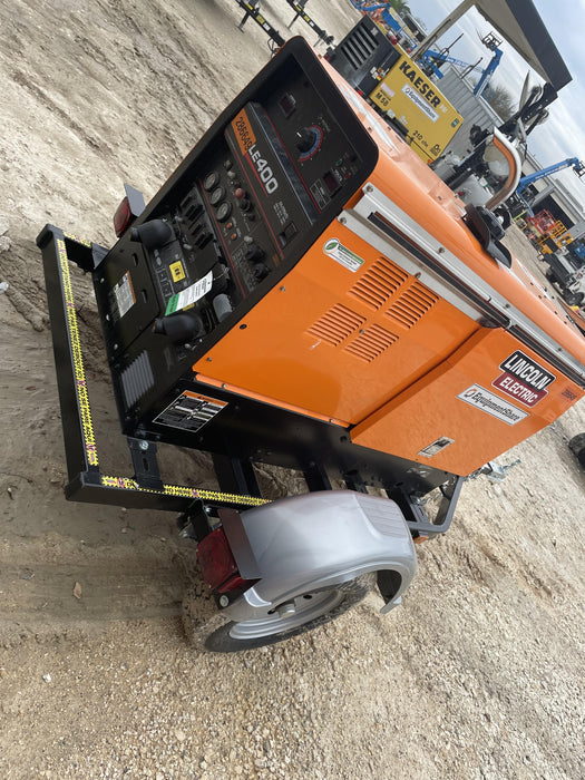 2022 Lincoln Electric LE400 Kubota V1505, Trlr, Cable Rack, Light Kit, ES Decals, T3