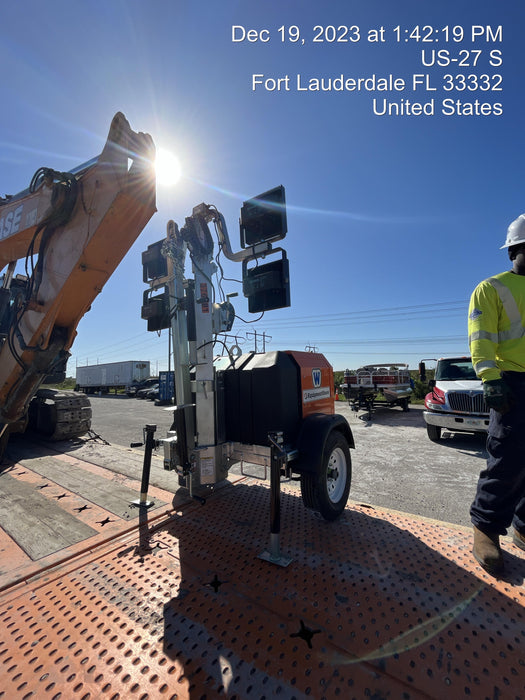 2023 Wanco WLTT-4MM4K Diesel, Deep Sea Controller, Shore Power Plug, Auto Start, (4) 350W LED Floodlights, 4kW Generator, 60 Gal Fuel Tank, 2" Ball, T3