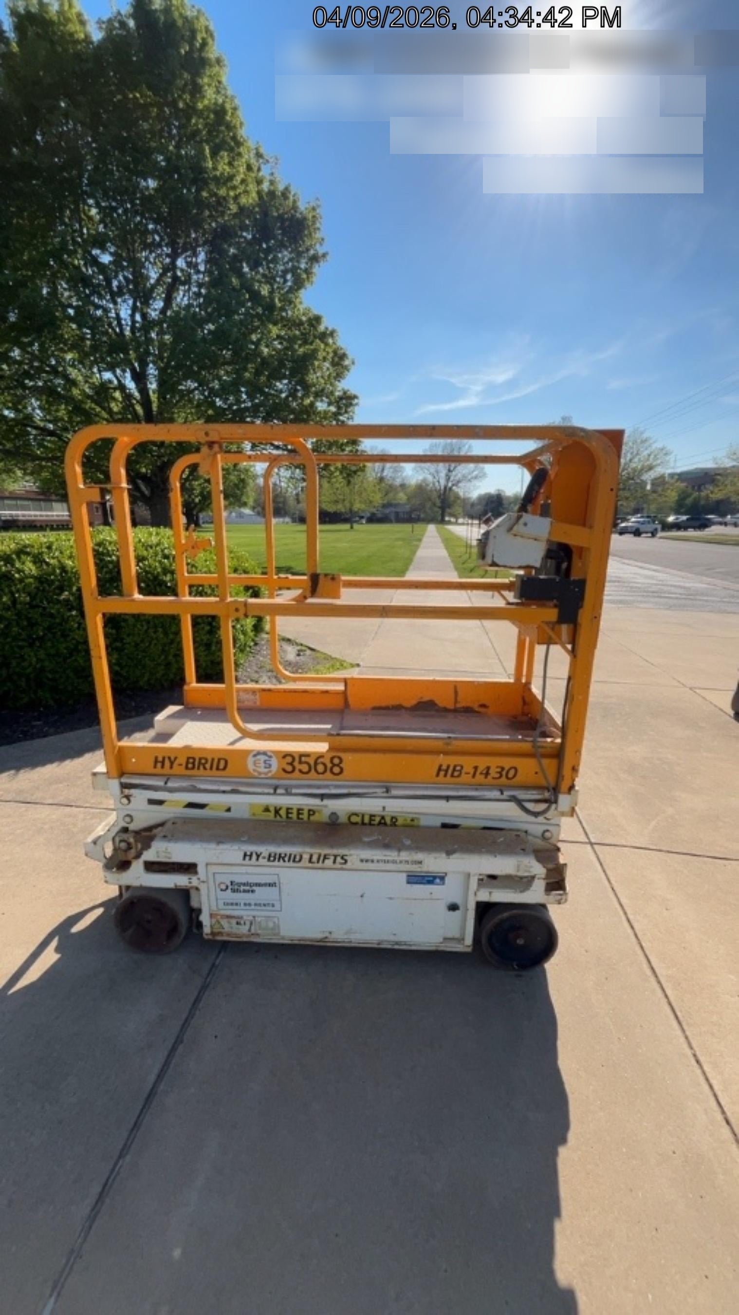 2016 CUSTOM EQUIPMENT HB-1430