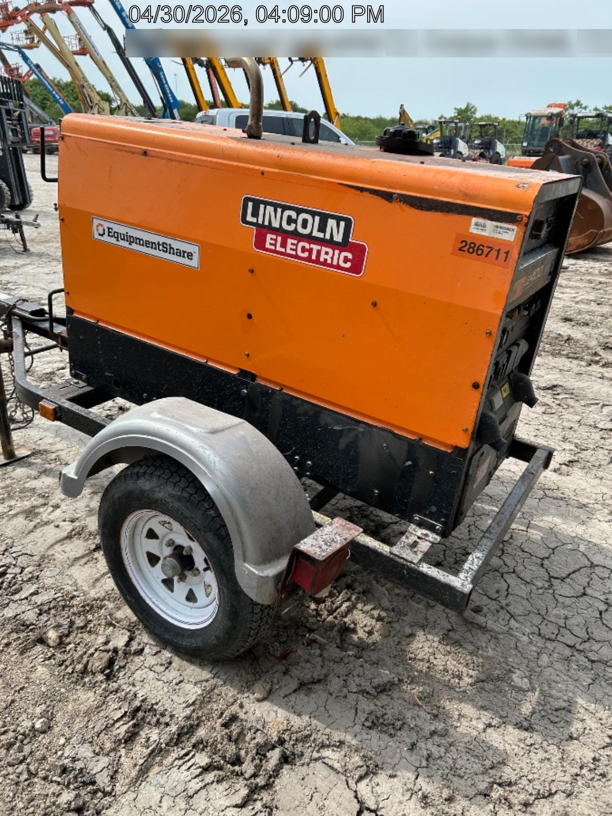 2022 Lincoln Electric LE400 Kubota V1505, Trlr, Cable Rack, Light Kit, ES Decals, T3