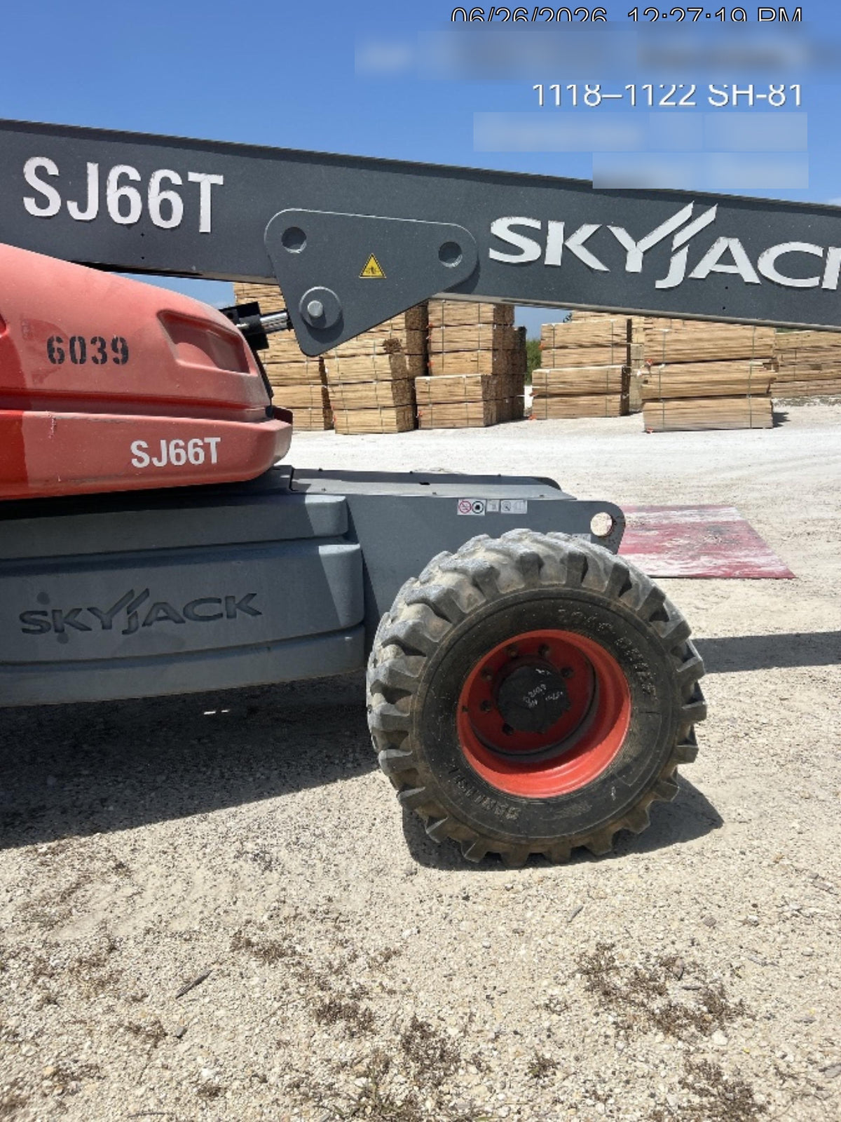 2017 SKYJACK SJ66T