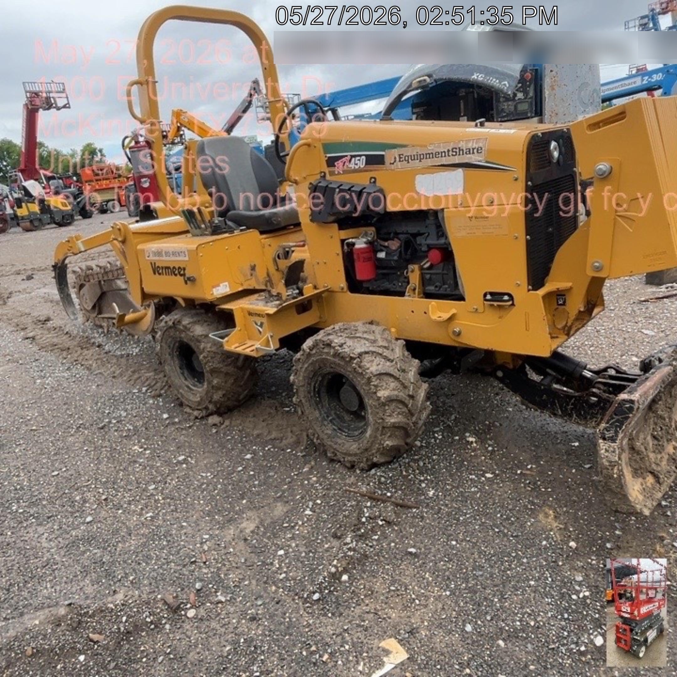 2019 VERMEER RTX450