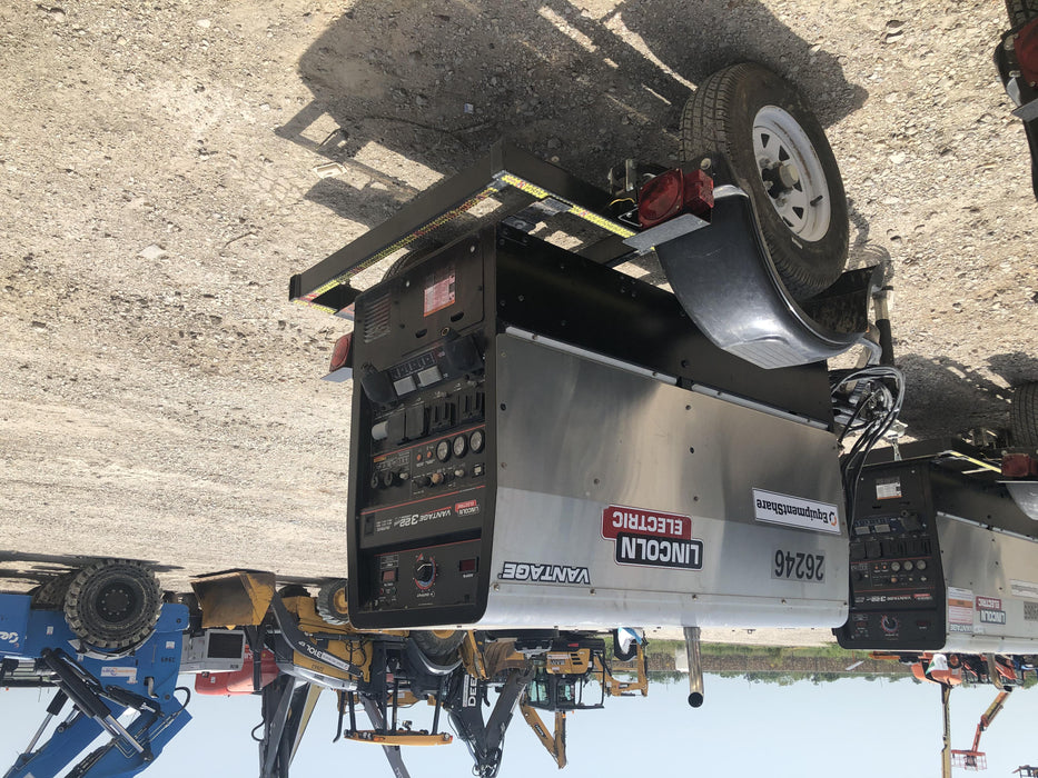 2019 Lincoln Electric Vantage 322 Lincoln Vantage 322 Welder w/Trailer, Light Kit, Cable Rack