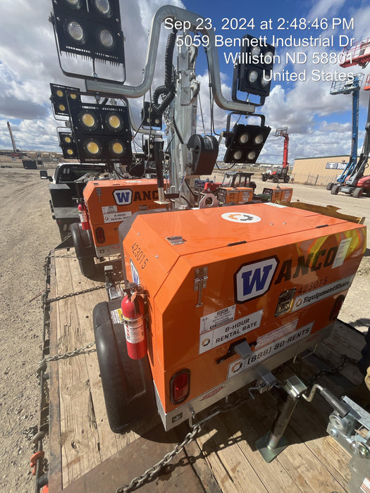 2024 Wanco WLTT-4MM4K Diesel, Deep Sea Controller, Shore Power Plug, Auto Start, (4) 350W LED Floodlights, 4kW Generator, 60 Gal Fuel Tank, 2" Ball, T3