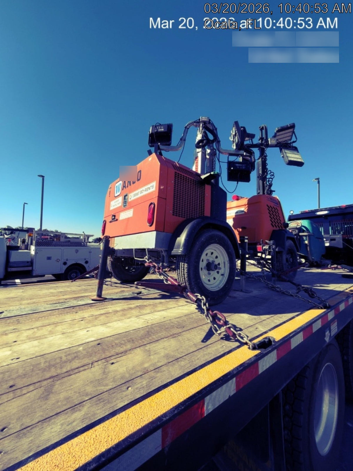2023 Wanco WLTT-4MM4K Diesel, Deep Sea Controller, Shore Power Plug, Auto Start, (4) 350W LED Floodlights, 4kW Generator, 60 Gal Fuel Tank, 2" Ball, T3