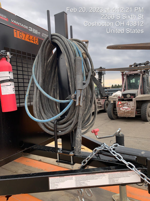 2021 Lincoln Electric Vantage 322 Vantage 322 Ready Pak 3 w/ Decals, ORANGE (includes trailer, cable rack, fender light kit) NO Telematics