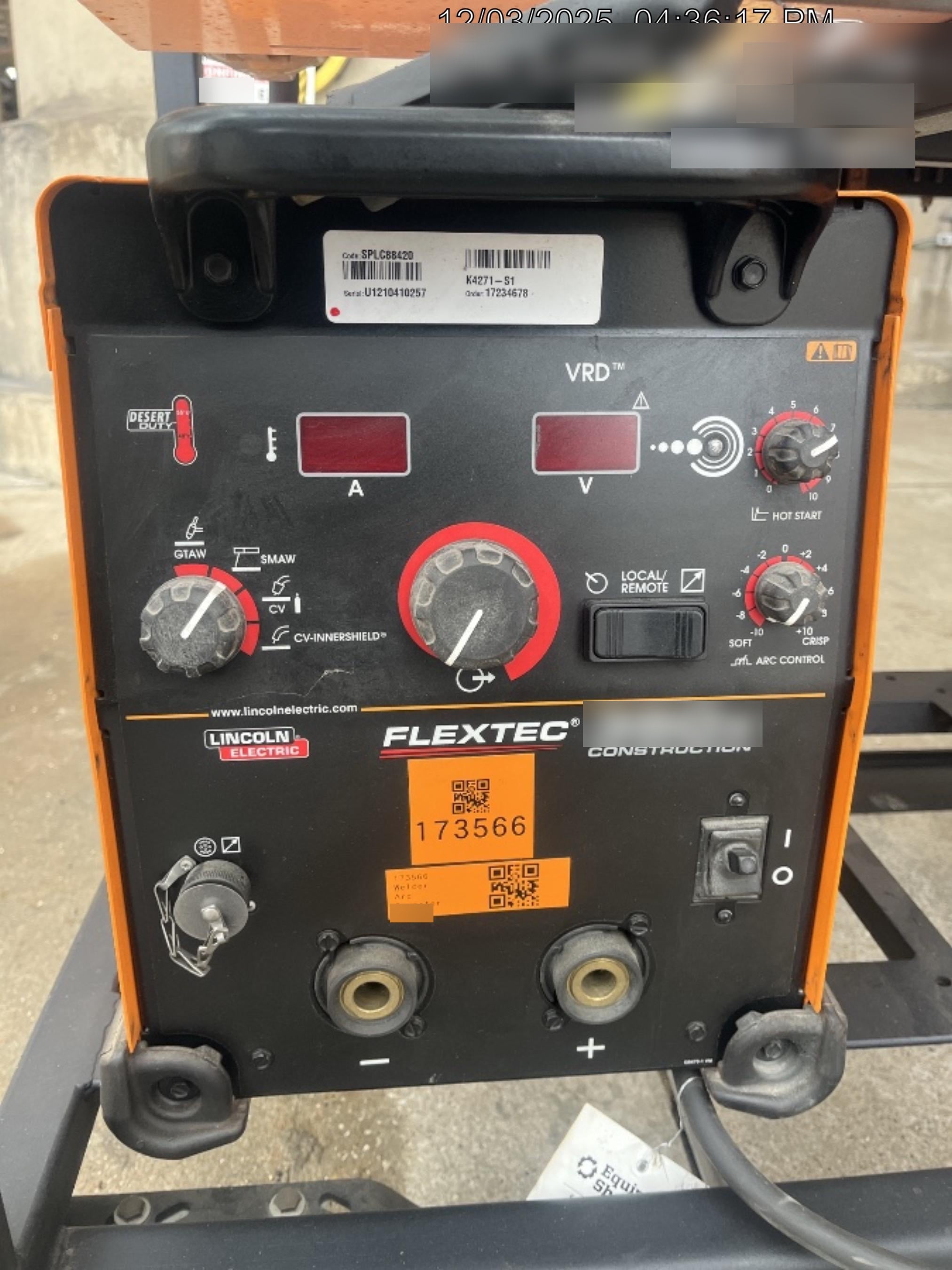2021 LINCOLN ELECTRIC FLEXTEC 350X