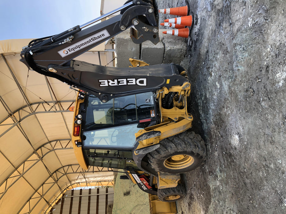 2020 John Deere 310LEP Cab/Heat/Air, 4WD, Standard Stick, Pilot Controls, 2 Way Hydraulics, TAG Manual QC