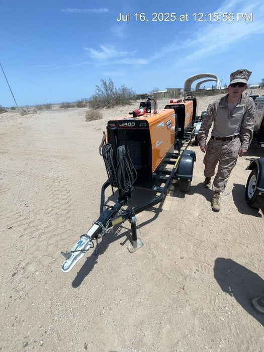 2022 Lincoln Electric LE400 Kubota V1505, Trlr, Cable Rack, Light Kit, ES Decals, T3