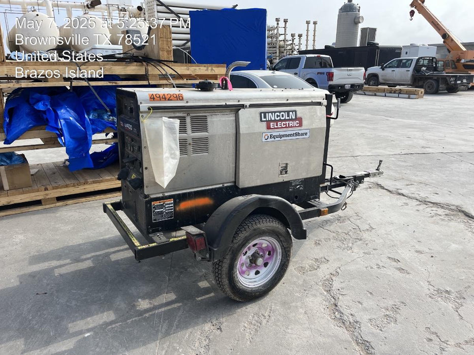 2025 Lincoln Electric LE400 Diesel, Kubota V1505, 22 HP, Trlr, Cable Rack, Light Kit, ES Decals, T3