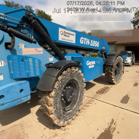 2017 Genie GTH-1056 Genie GTH1056, Solid Tires, 60" carriage, Light Kit, Open ROPS