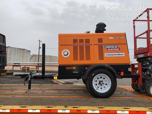 2021 Lincoln Electric Vantage 549X Ready Pak 3, ORANGE (includes trailer, cable rack, fender light kit)