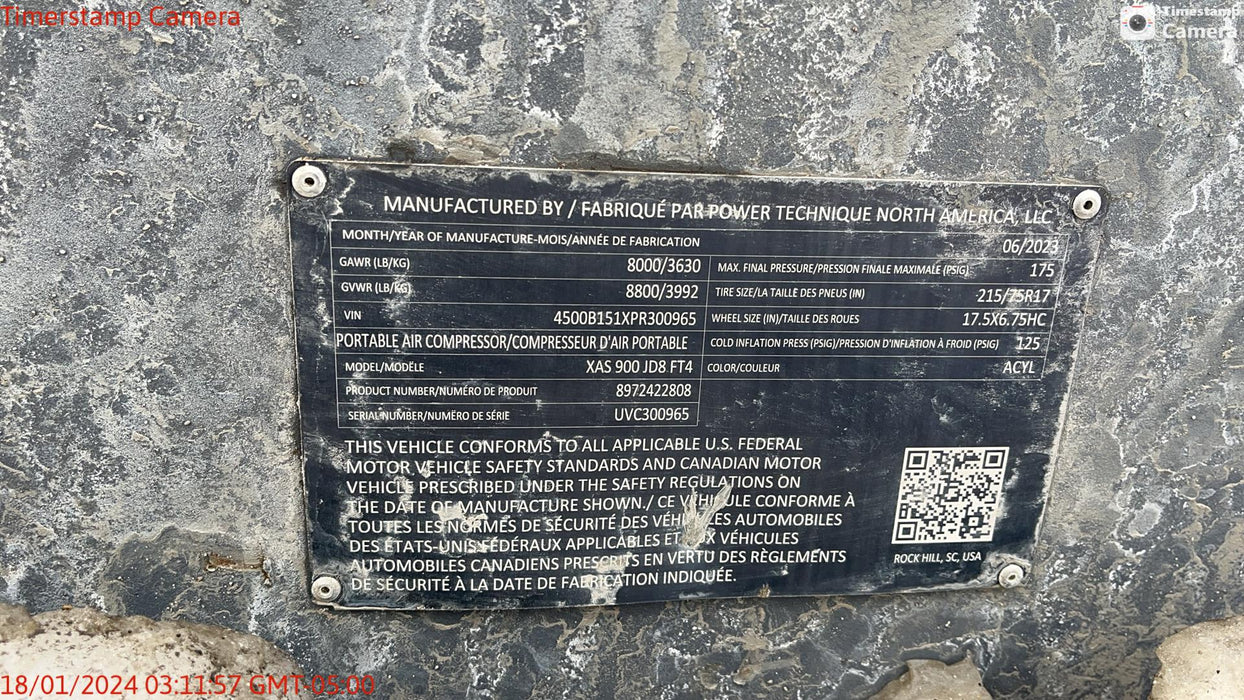 2023 ATLAS COPCO XAS 900