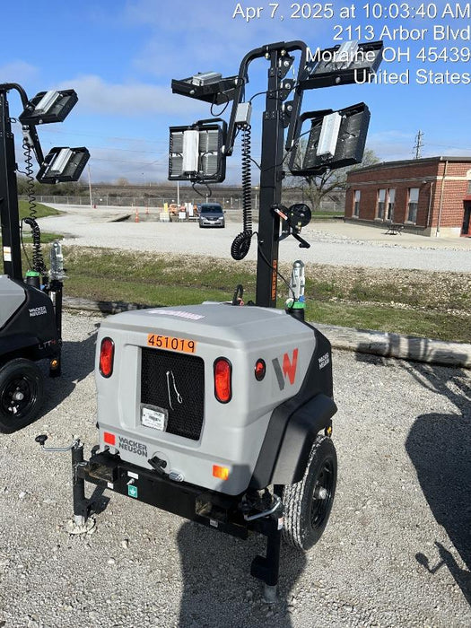 2024 Wacker Neuson LTT4 Diesel, Kohler KDW702, Deep Sea Controller, Auto Start, LED 320W, Bypass Outlet, T3