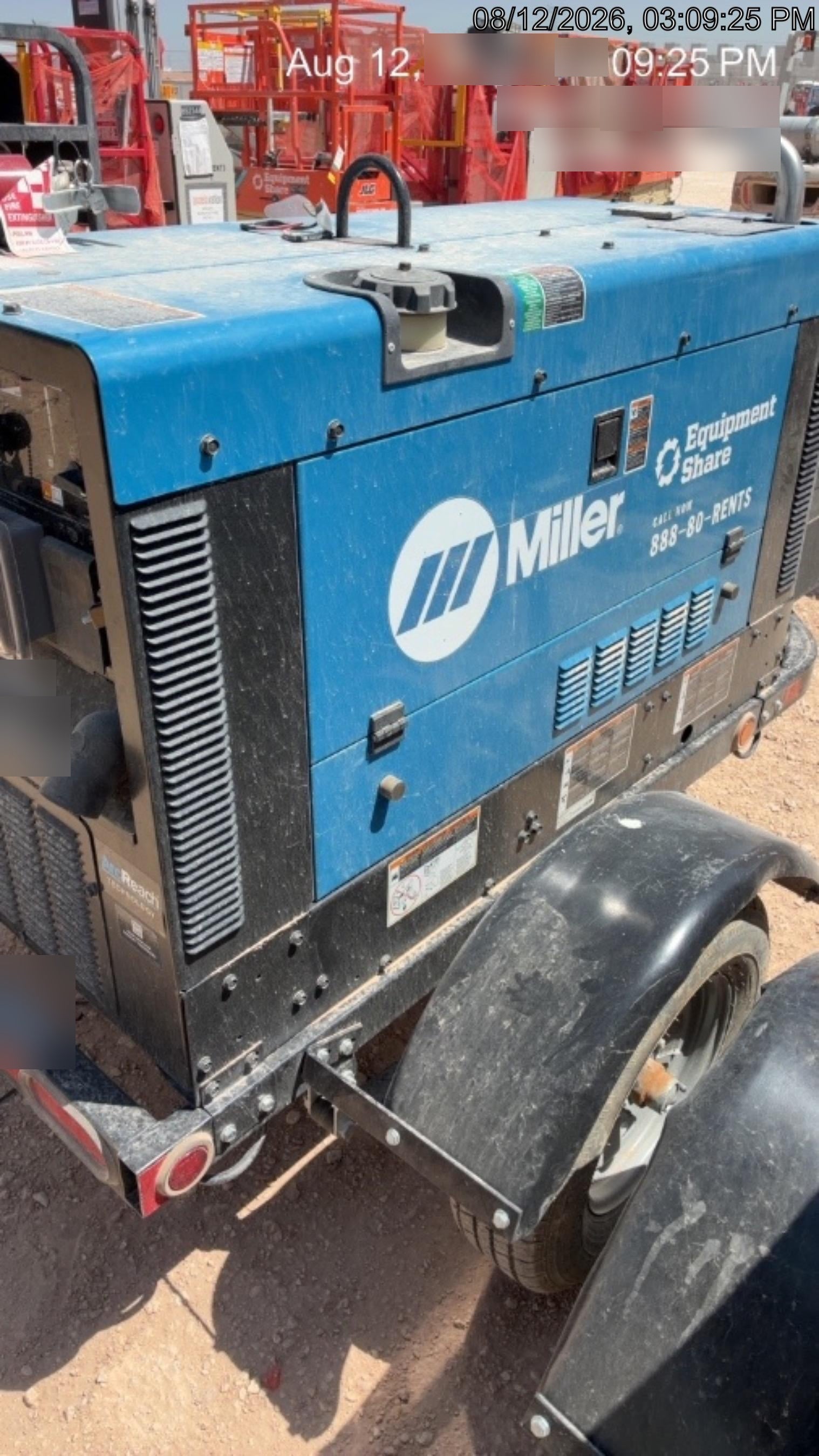 2025 MILLER ELECTRIC BIG BLUE 400