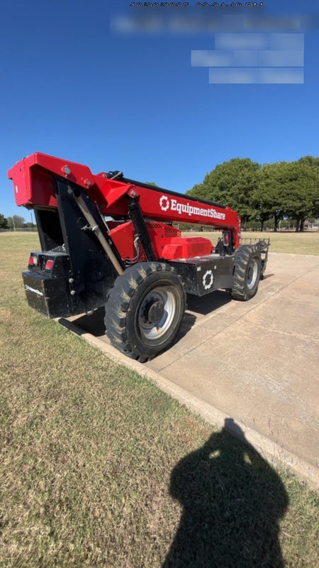 2019 Manitou MTA10055 Canopy, 120 HP, Solid Tires, Work Lights, Lift Hook, Auxiliary Hydraulics 66" Carriage and 60" Forks