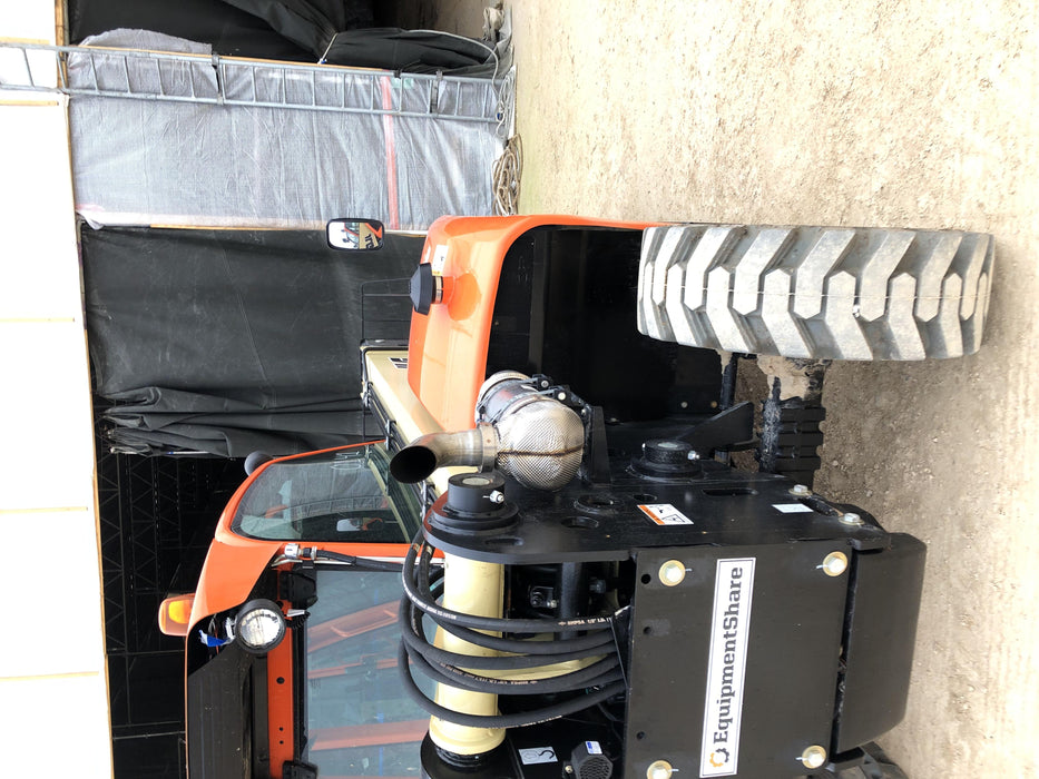 2020 JLG G5-18A Cab/Heat/Air, NM Solid Tires, Beacon w/48" Carriage, 48" Pallet Forks