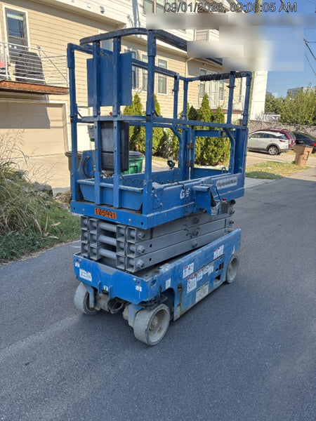 2020 Genie GS-1930 Solid Non Marking Tires, Beacon, Folding rails with half height swing gate