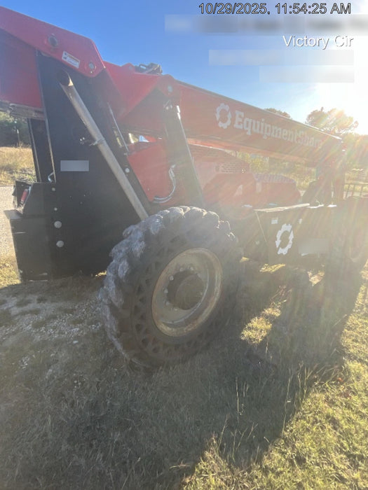 2019 Manitou MTA10055 Canopy, 120 HP, Solid Tires, Work Lights, Lift Hook, Auxiliary Hydraulics 66" Carriage and 60" Forks