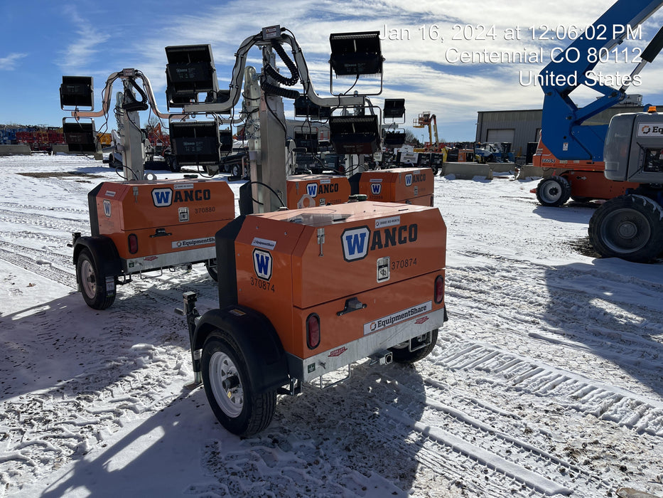 2023 Wanco WLTT-4MM4K Diesel, Deep Sea Controller, Shore Power Plug, Auto Start, (4) 350W LED Floodlights, 4kW Generator, 60 Gal Fuel Tank, 2" Ball, T3