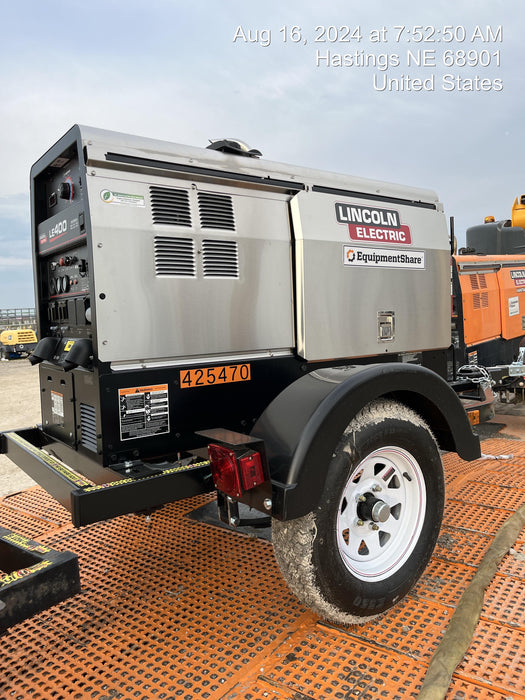 2024 Lincoln Electric LE400 Kubota V1505, Trlr, Cable Rack, Light Kit, ES Decals, T3