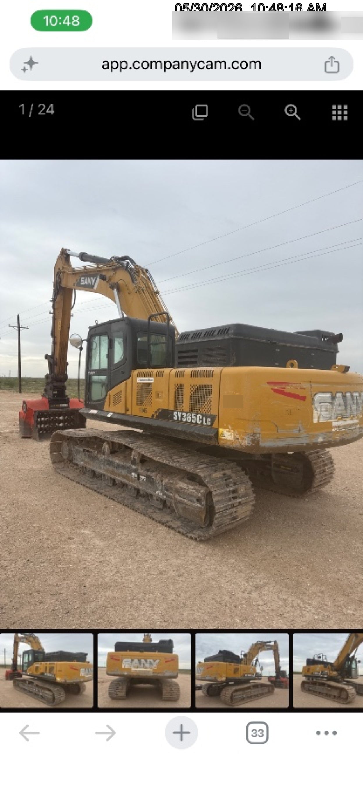 2019 SANY SY265C LC