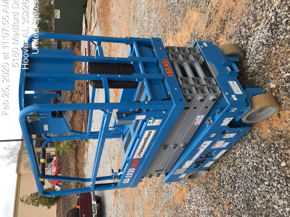 2019 Genie GS-1930 Fixed Rails with Chain Entry
