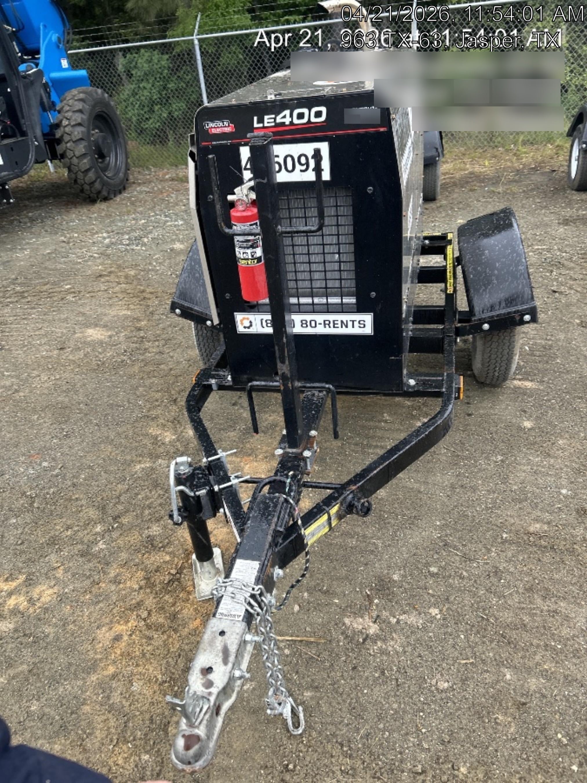 2024 Lincoln Electric LE400 Kubota V1505, Trlr, Cable Rack, Light Kit, ES Decals, T3