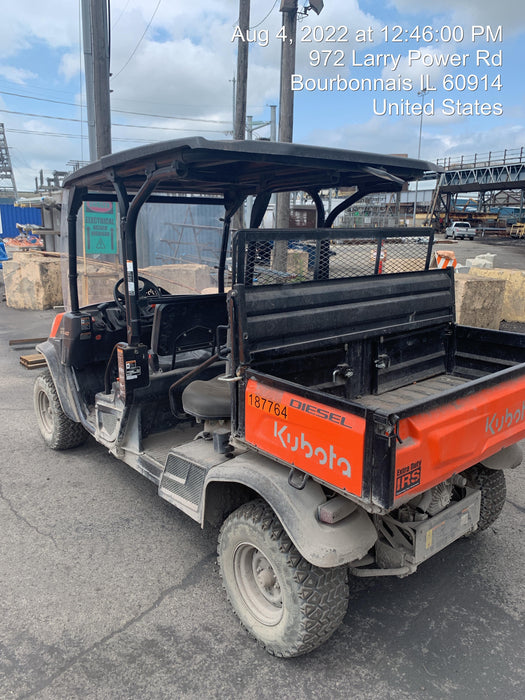 2022 Kubota RTV-X1140W-H Plastic Canopy, Windshield Acrylic Clear, LED Strobe Light, Wire Harness Kit, Back up Alarm