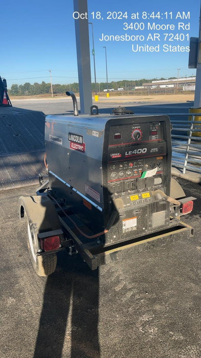 2024 Lincoln Electric LE400 Kubota V1505, Trlr, Cable Rack, Light Kit, ES Decals, T3