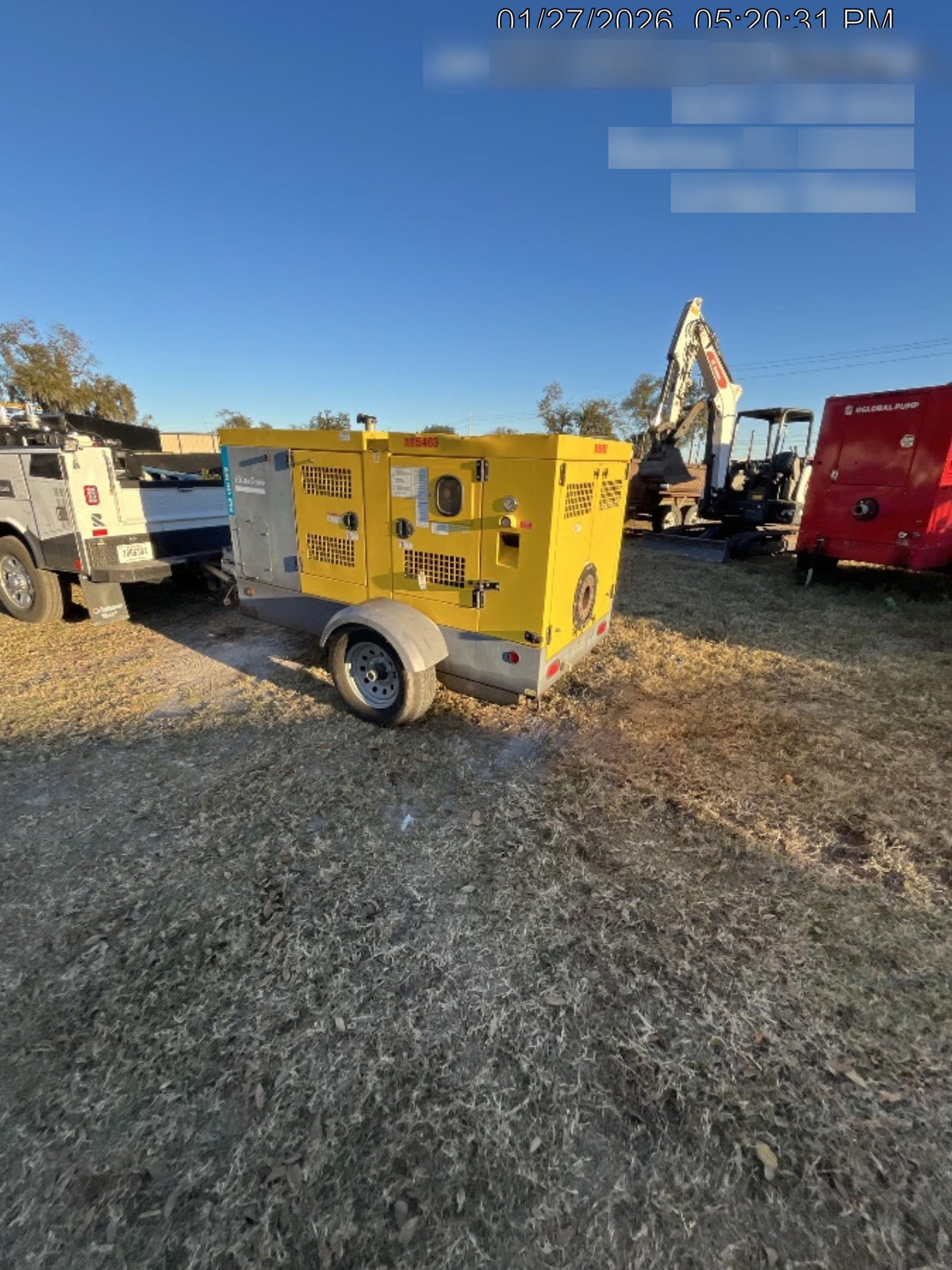 2020 ATLAS COPCO PAS 150 HF CS Enclosed