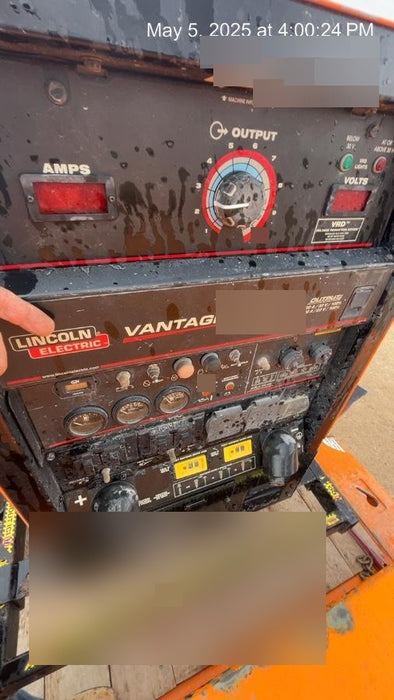 2021 Lincoln Electric Vantage 322 Vantage 322 Ready Pak 3 w/ Decals, ORANGE (includes trailer, cable rack, fender light kit) NO Telematics