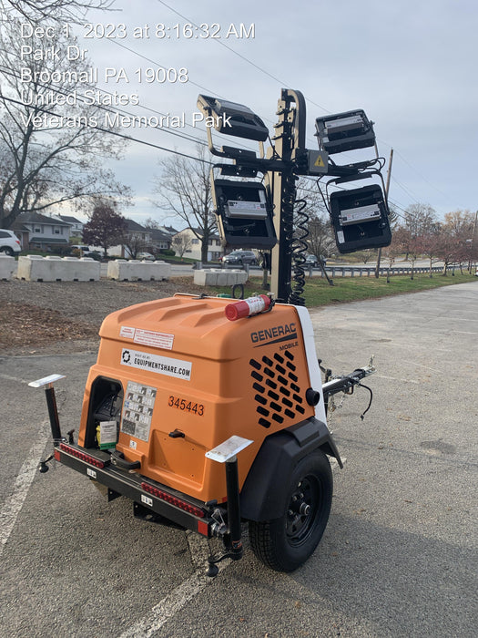 2023 Generac MLT2 Diesel, Flex Switch 120V Input, Powerzone Controller, (4) 320W LED Lights, 4kW Generator, 39.9 Gal Fuel Tank, 2" Ball, T3
