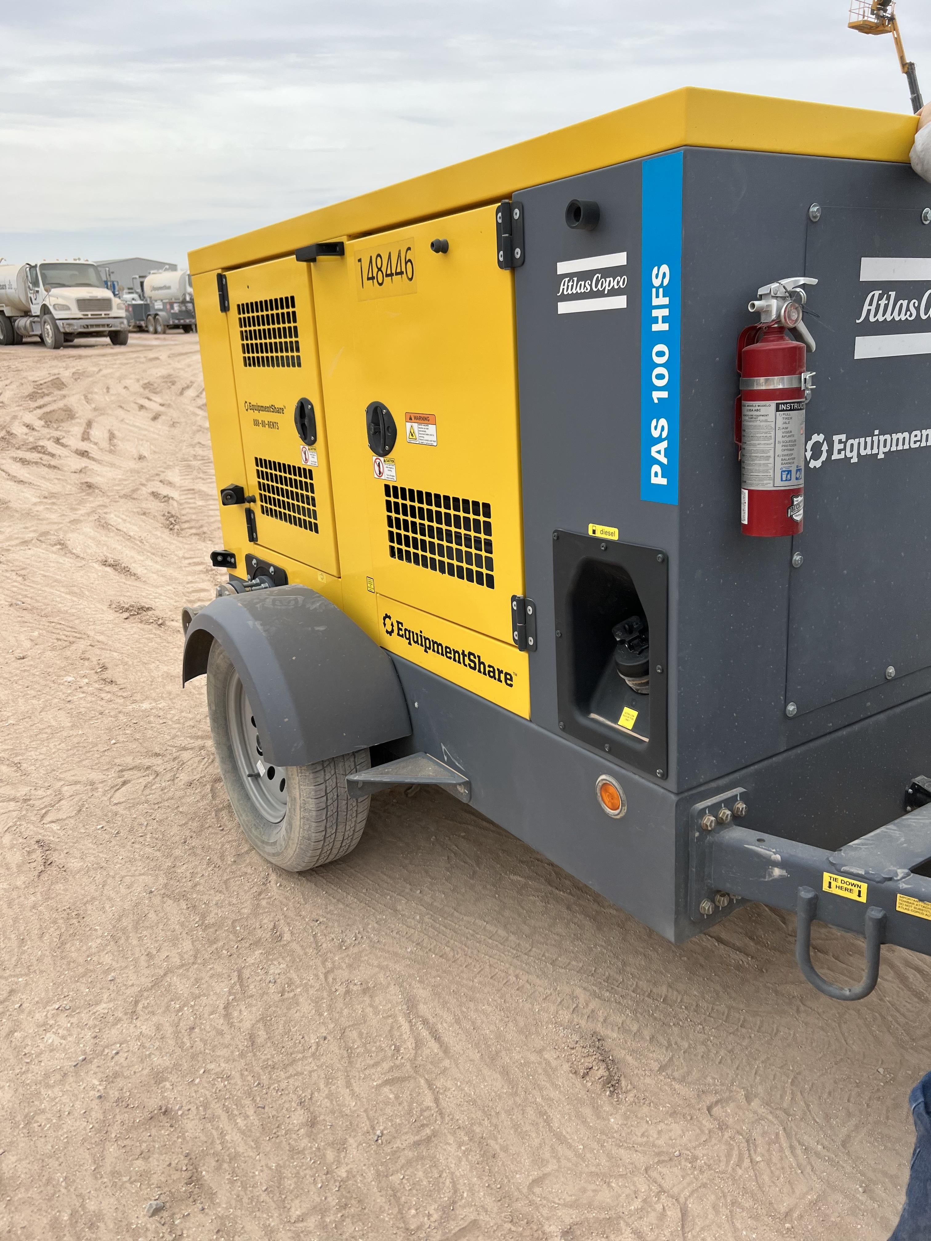 2021 ATLAS COPCO PAS 100 HF CS Enclosed