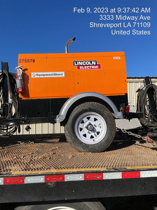 2022 Lincoln Electric LE400 Kubota V1505, Trlr, Cable Rack, Light Kit, ES Decals, T3