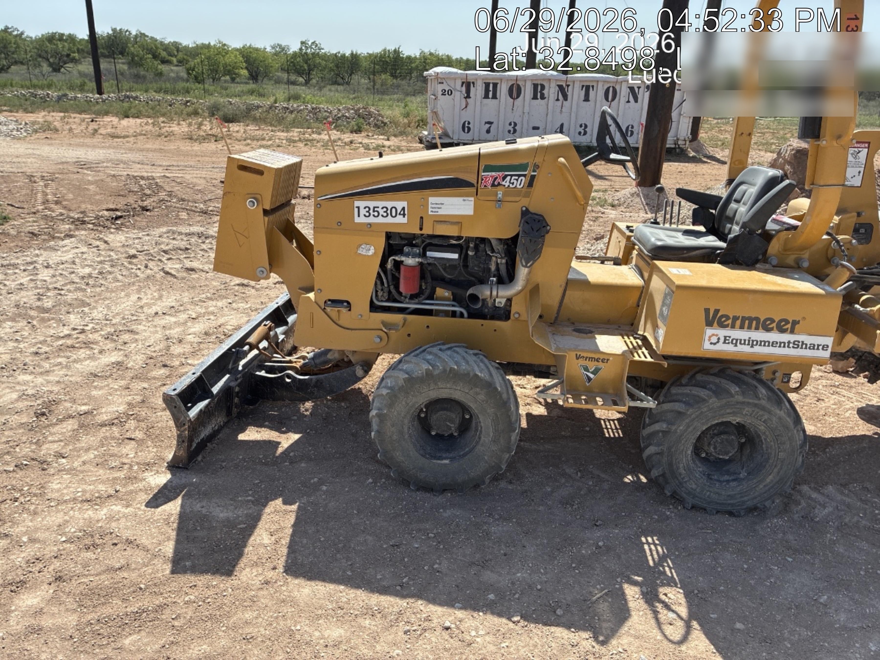 2021 VERMEER RTX450