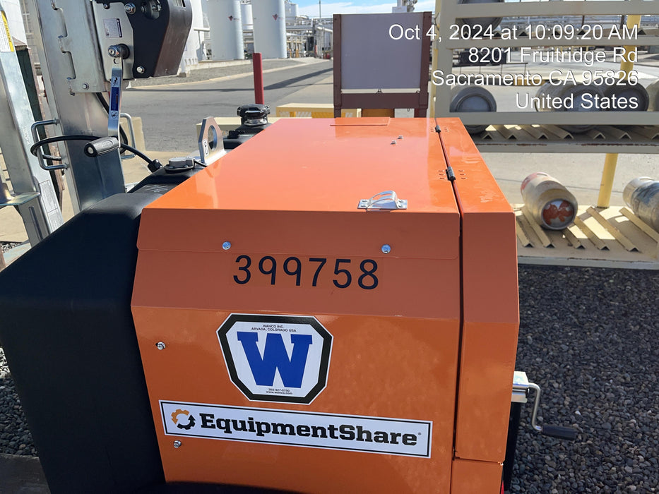 2024 Wanco WLTT-4MM4K Diesel, Deep Sea Controller, Shore Power Plug, Auto Start, (4) 350W LED Floodlights, 4kW Generator, 60 Gal Fuel Tank, 2" Ball, T3