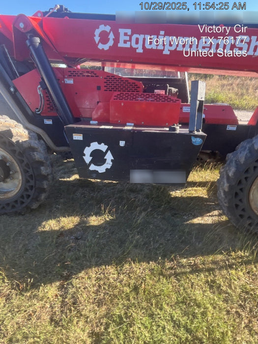2019 Manitou MTA10055 Canopy, 120 HP, Solid Tires, Work Lights, Lift Hook, Auxiliary Hydraulics 66" Carriage and 60" Forks