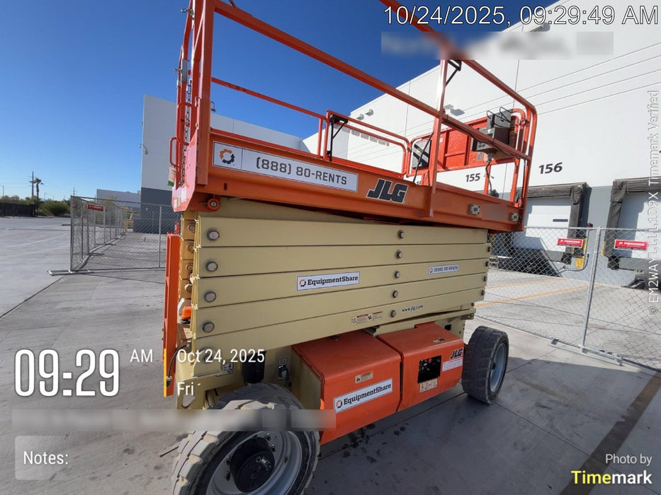 2019 JLG 4069LE Solid Non Marking Tires, Rotating Beacon