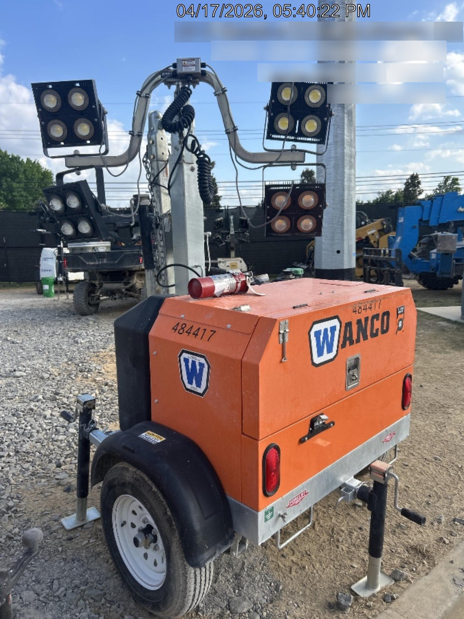 2024 Wanco WLTT-4MM4K Diesel, Mitsubishi L2E, 9.0HP @1800 rpm, Deep Sea Controller, Shore Power Plug, Auto Start, (4) 350W LED Floodlights, 4kW Generator, 60 Gal Fuel Tank, 2" Ball, T3
