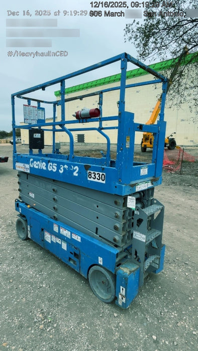 2018 Genie GS-3232 Genie GS3232 Lift w/Folding Rails and Swing Gate
