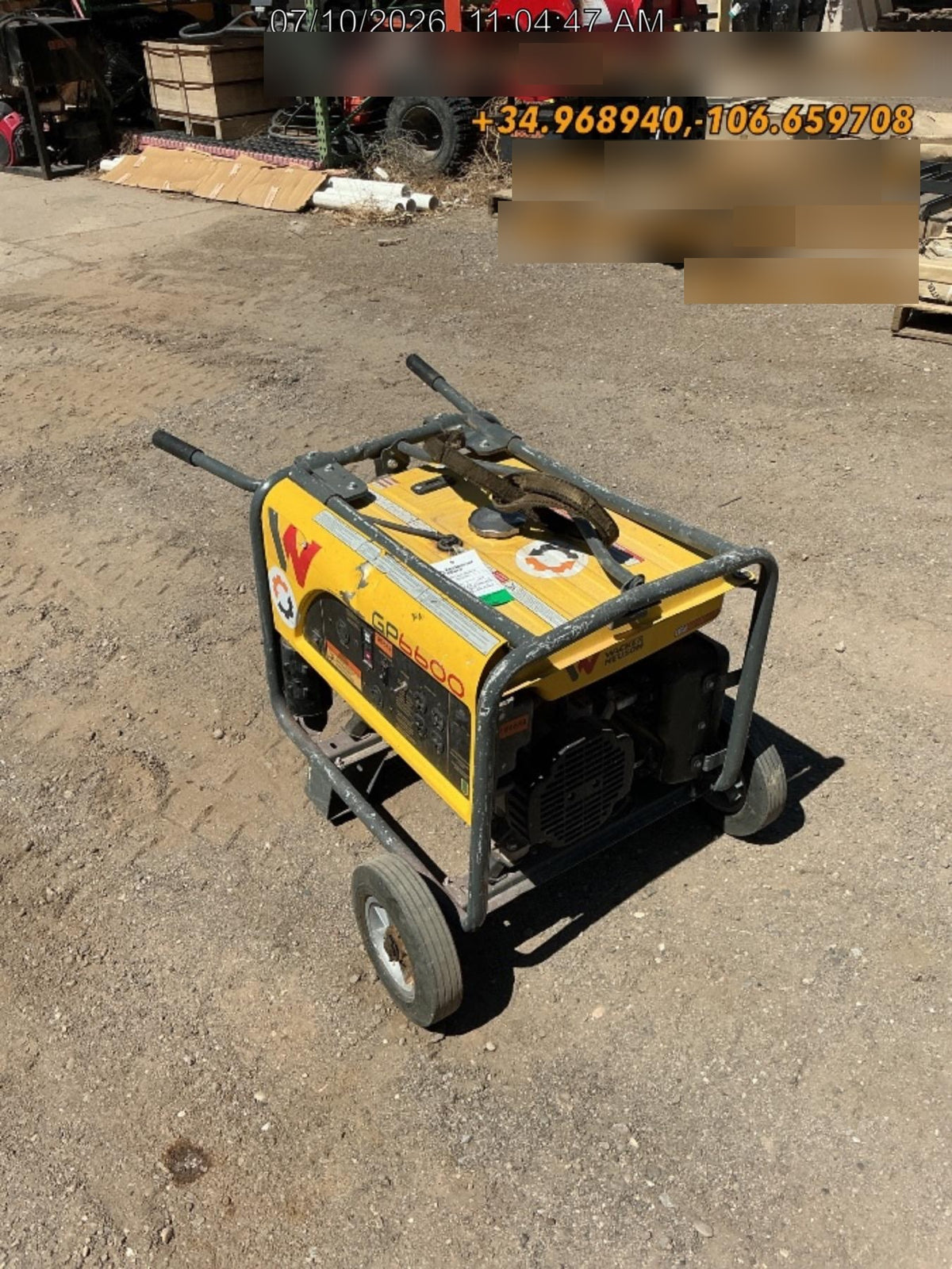 2020 WACKER NEUSON GP6600A