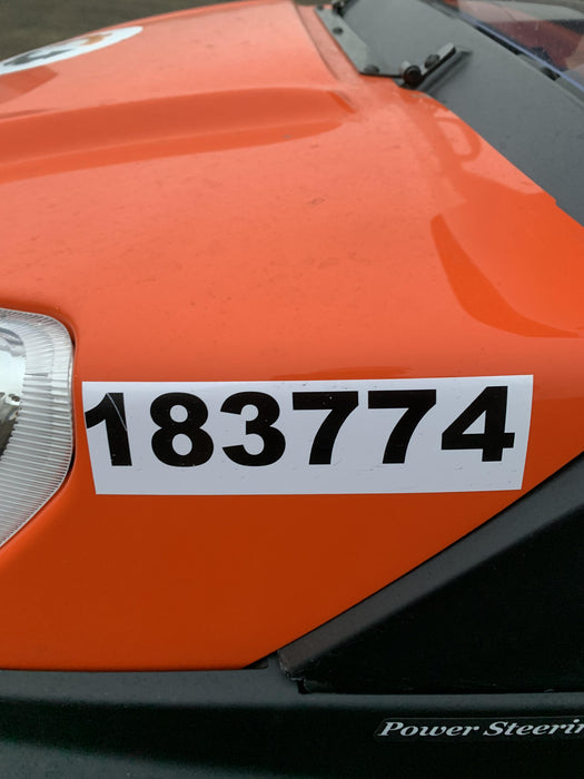 2021 Kubota RTV-X1140W-H Plastic Canopy, Windshield Acrylic Clear, LED Strobe Light, Wire Harness Kit, Back up Alarm