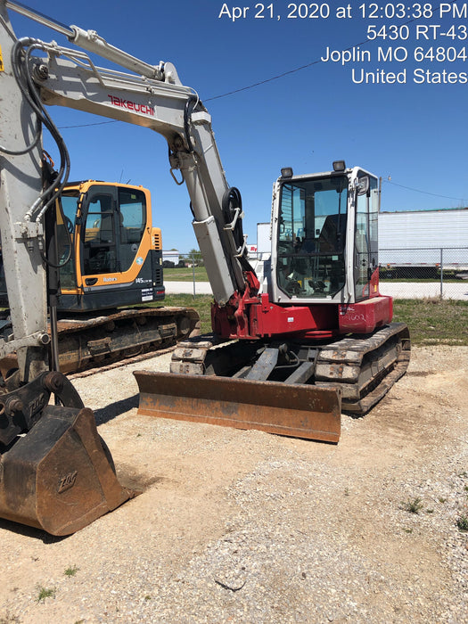 2016 TAKEUCHI TB280FR