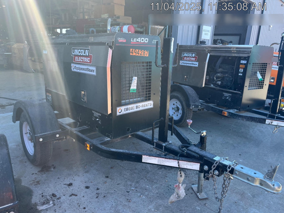 2025 Lincoln Electric LE400 Diesel, Kubota V1505, 22 HP, Trlr, Cable Rack, Light Kit, ES Decals, T3