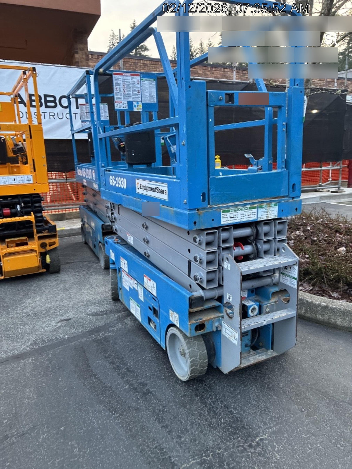 2019 Genie GS-1930 Half Height Swing Gate, 800W Inverter