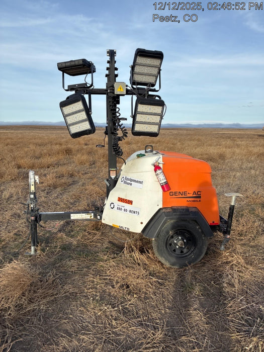 2024 Generac MLT2 Diesel, Flex Switch 120V Input, Powerzone Controller, 
(4) 320W LED Lights, 4kW Generator, 39.9 Gal Fuel Tank, 2" Ball, T3