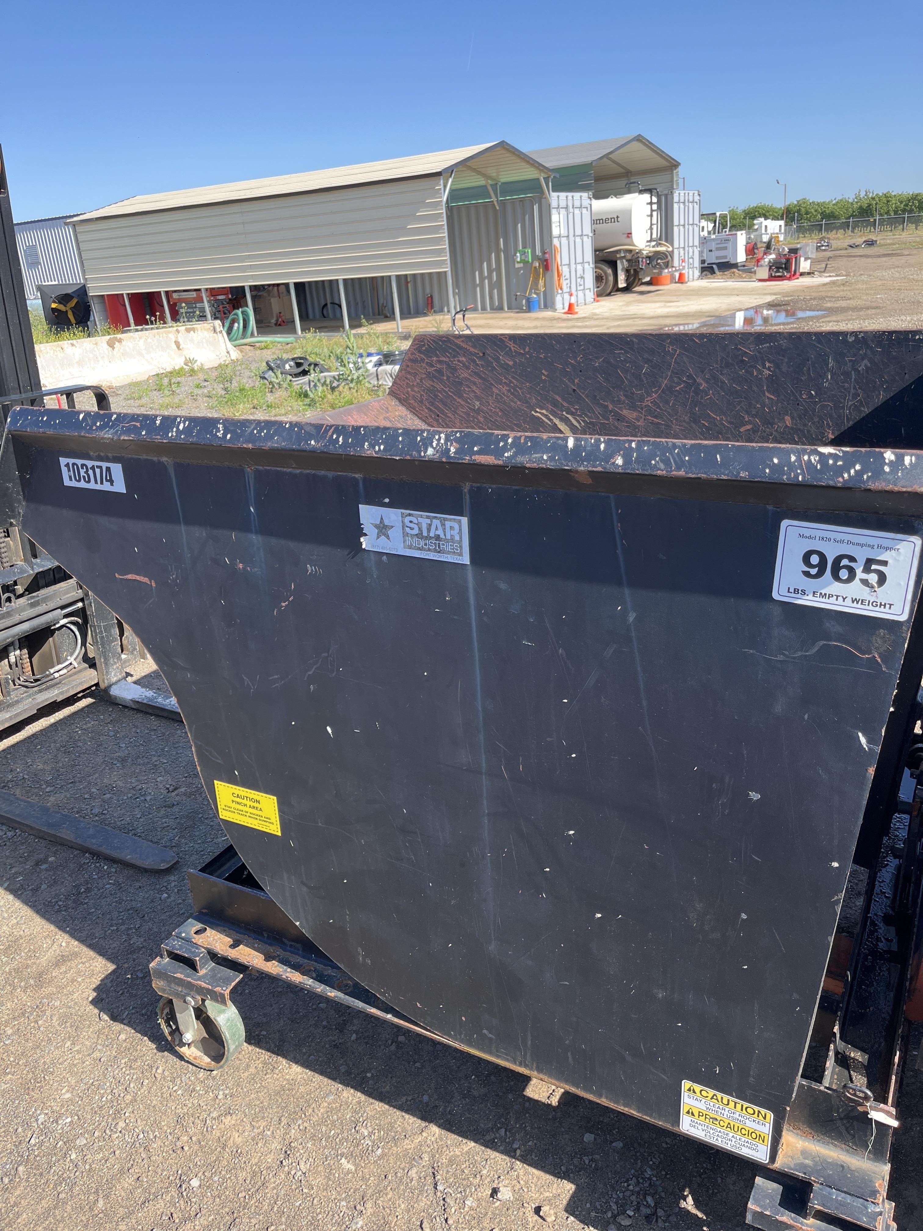 2020 STAR INDUSTRIES M-1820 - Self-Dump Hopper