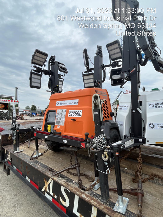 2023 Generac MLT2 Diesel, Flex Switch 120V Input, Powerzone Controller, (4) 320W LED Lights, 4kW Generator, 39.9 Gal Fuel Tank, 2" Ball, T3