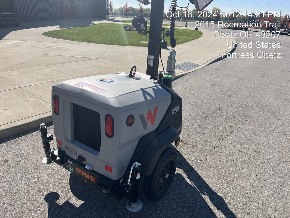 2024 Wacker Neuson LTT4 Diesel, Kohler KDW702, Deep Sea Controller, Auto Start, LED 320W, Bypass Outlet, T3